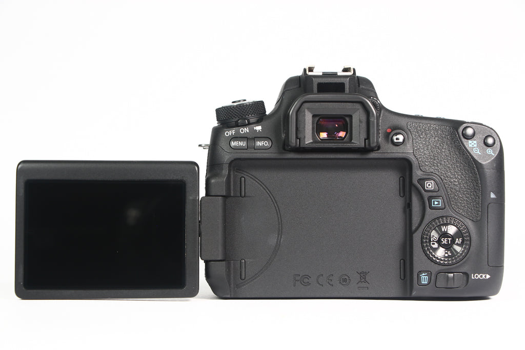 Cámara Digital CANON T6s Lente 18-55mm IS STM. Usada