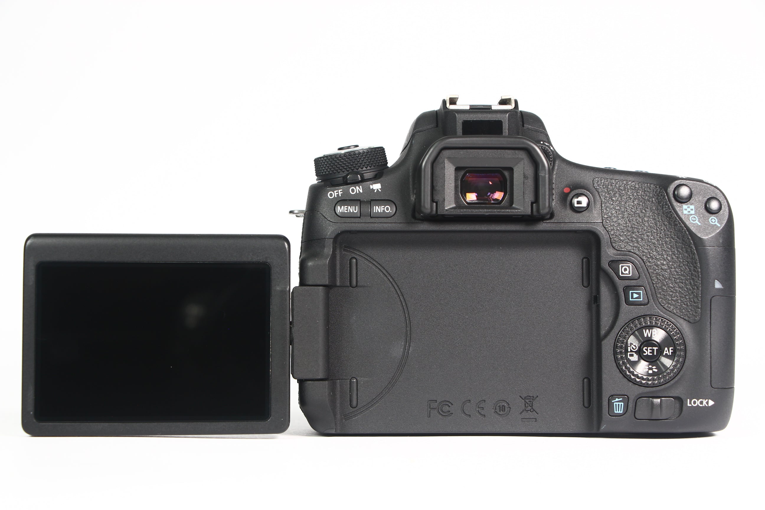 Cámara Digital CANON T6s Lente 18-55mm IS STM. Usada