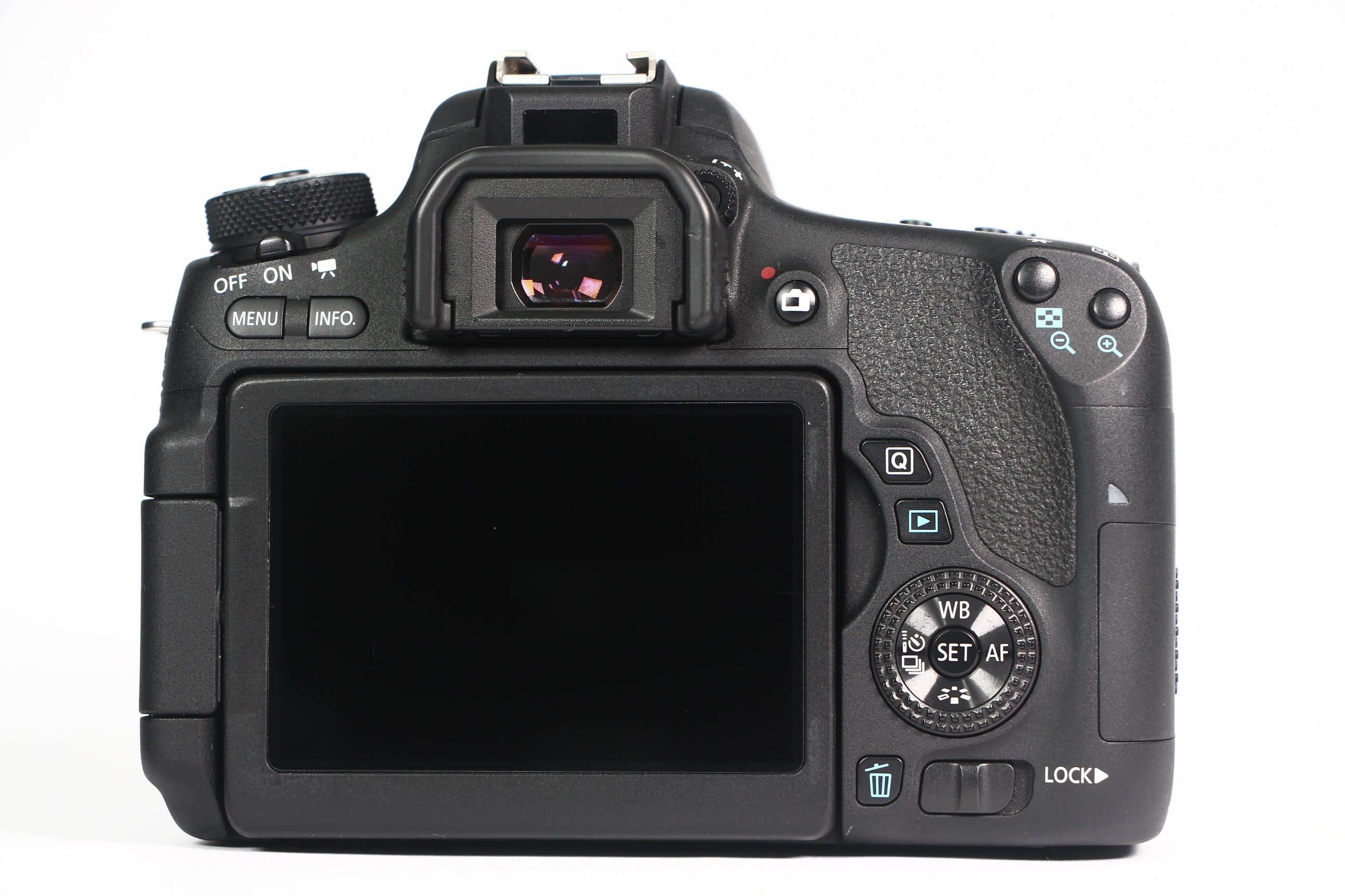 Cámara Digital CANON T6s Lente 18-55mm IS STM. Usada