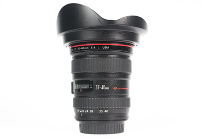 Lente CANON 17-40mm F4 L USM. Usado.