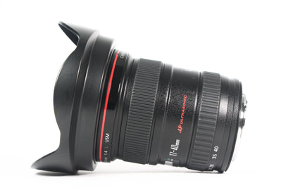 Lente CANON 17-40mm F4 L USM. Usado.