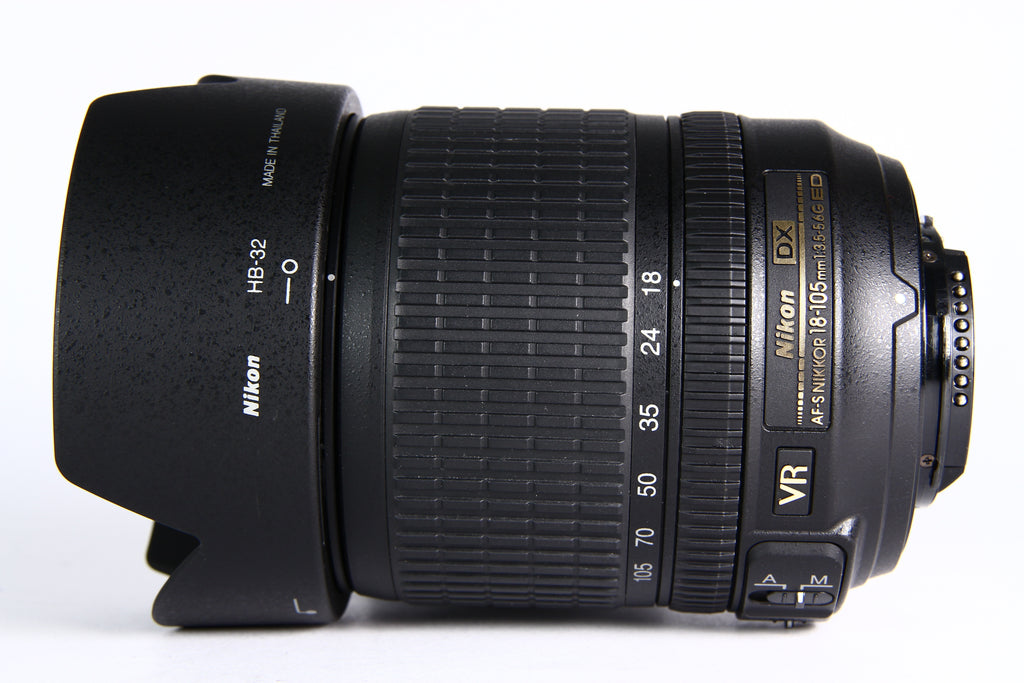 Lente NIKON DX 18-105mm F3.5-5.6 VR. Semi Nuevo