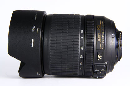 Lente NIKON DX 18-105mm F3.5-5.6 VR. Semi Nuevo