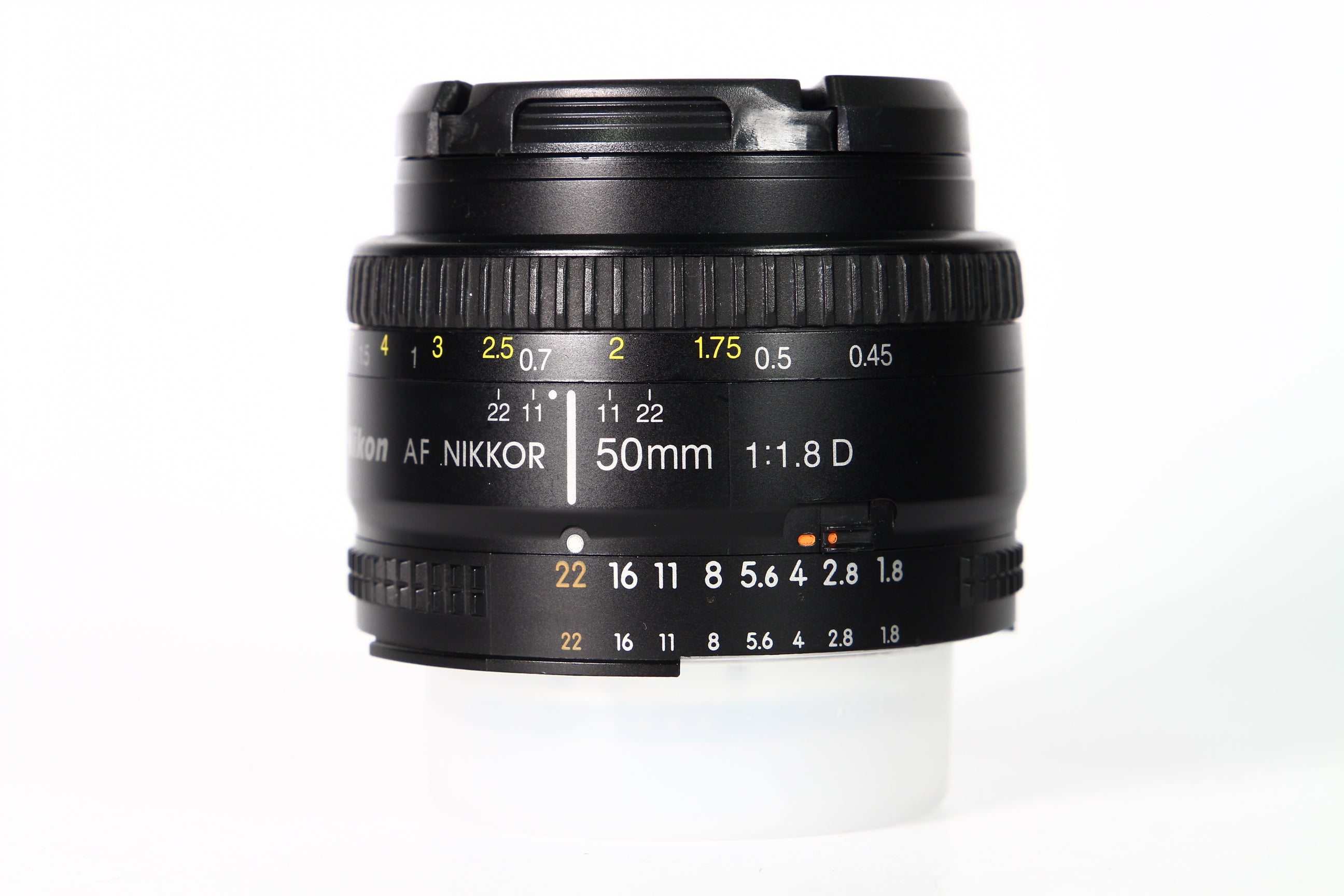 Lente Nikon AF NIKKOR 50mm F1.8 D. Usado