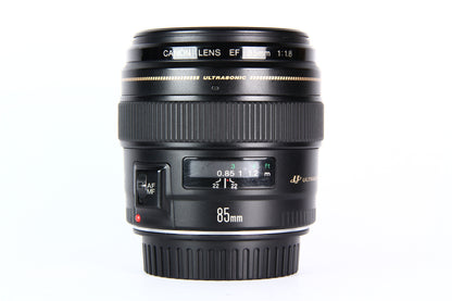 Lente Canon 85mm F:1.8 USM. Usado