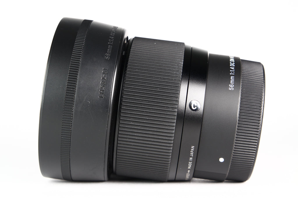 Lente SIGMA Contemporary 56mm F1.4 para Sony. Usado
