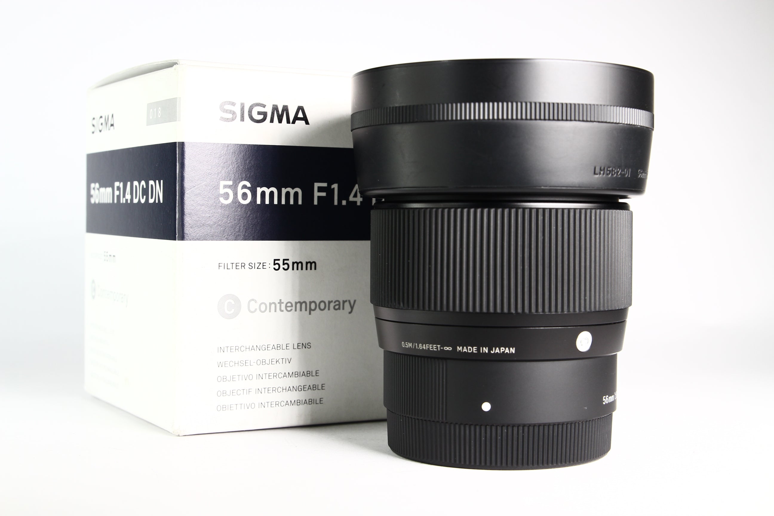 Lente SIGMA Contemporary 56mm F1.4 para Sony. Usado