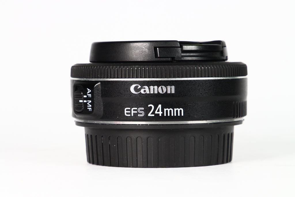 Lente CANON EF-S 24mm STM F2.8. Usado