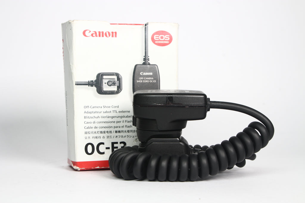 Cable de conexión para flash Canon OC-E3