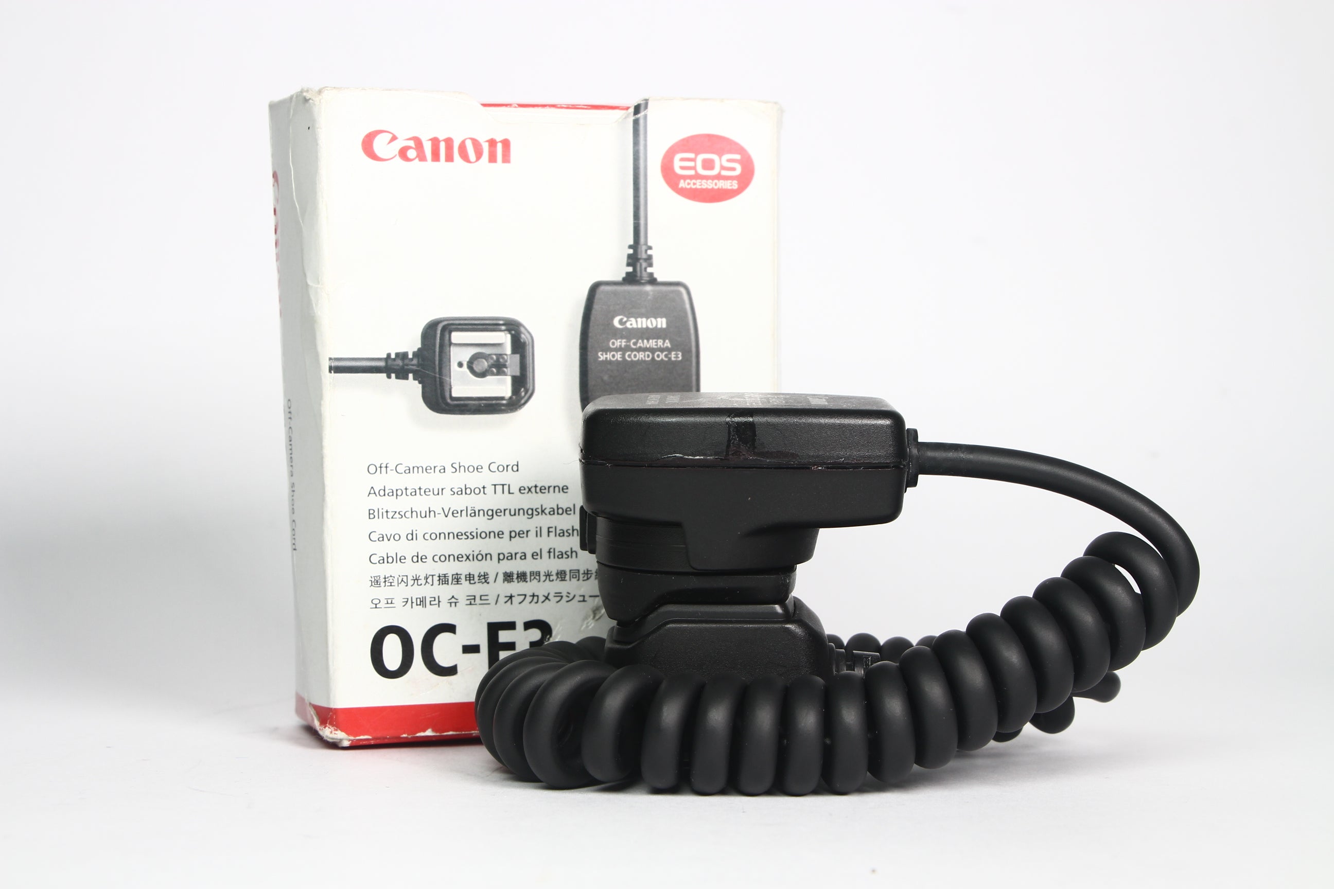 Cable de conexión para flash Canon OC-E3