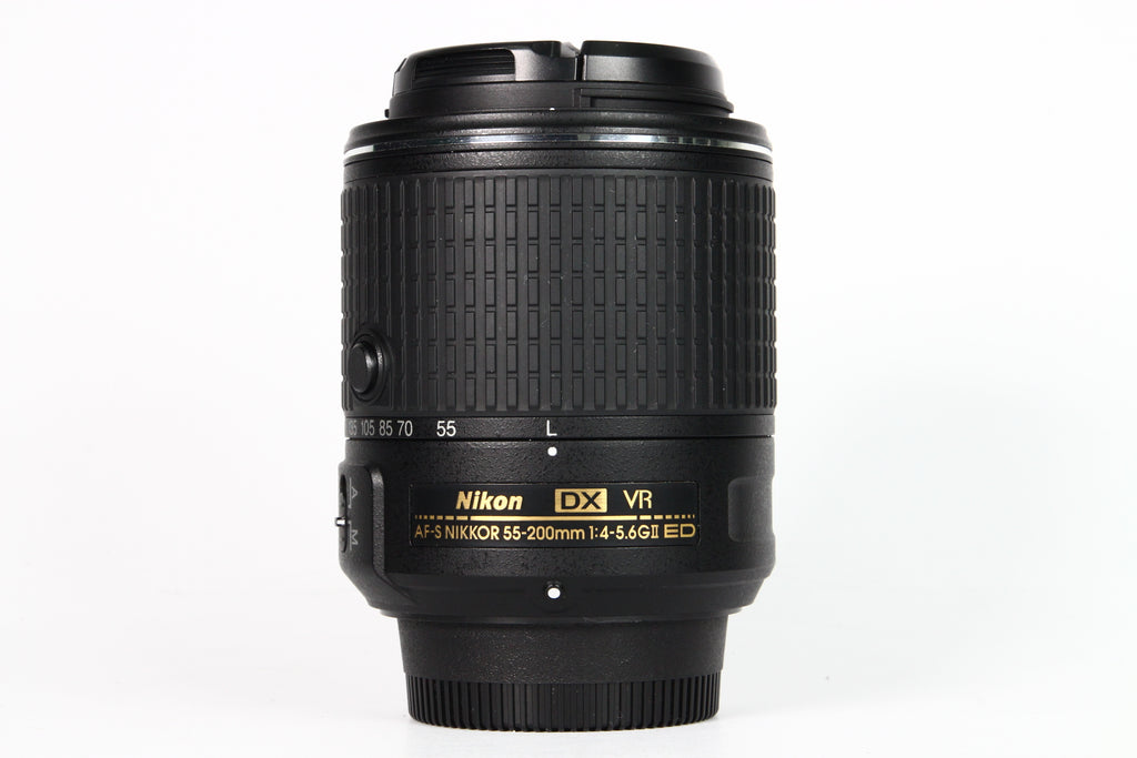 Lente NIKKOR DX VR AF-S 55-200mm F4-5.6 G II ED para NIKON. Usado