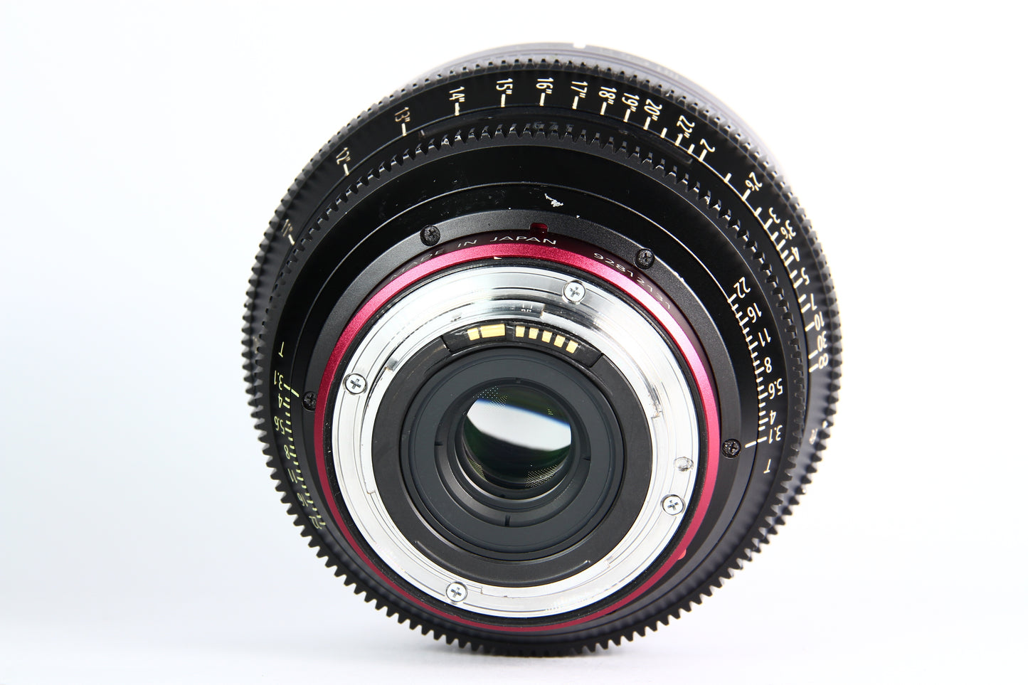 Lente Canon CN-E 14mm T 3.1 L F Cinemaline. Usado
