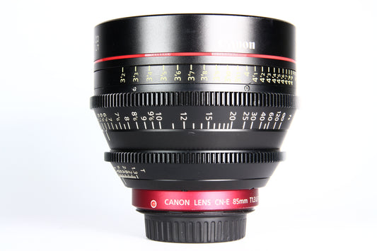 Lente Canon CN-E 85mm T 1.3 L F Cinemaline. Usado