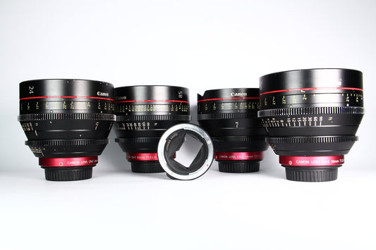 Combo Lentes Canon Cinemaline CN-E. Usados