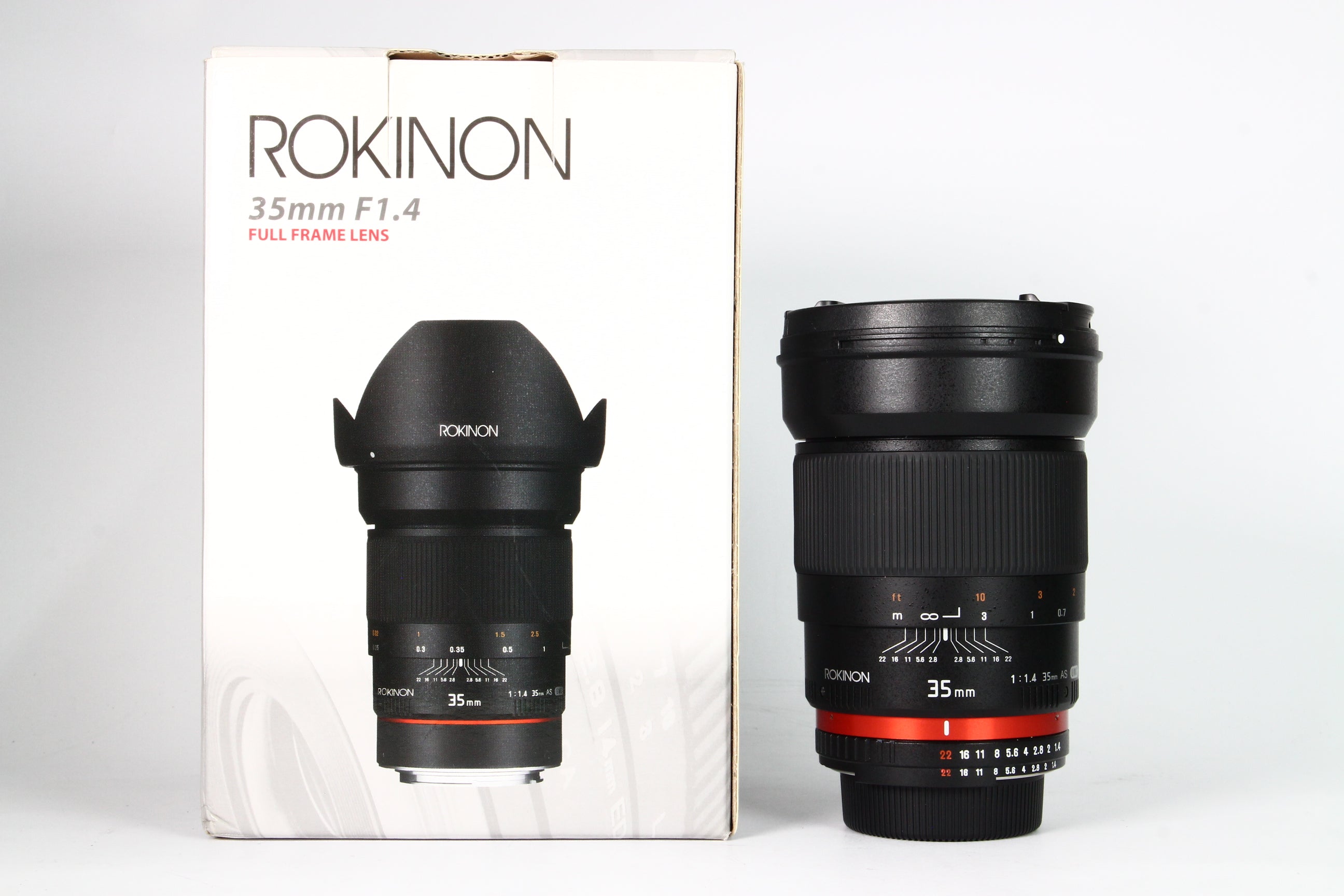 Lente ROKINON 35mm F1.4 Cinemaline para NIKON. Usado