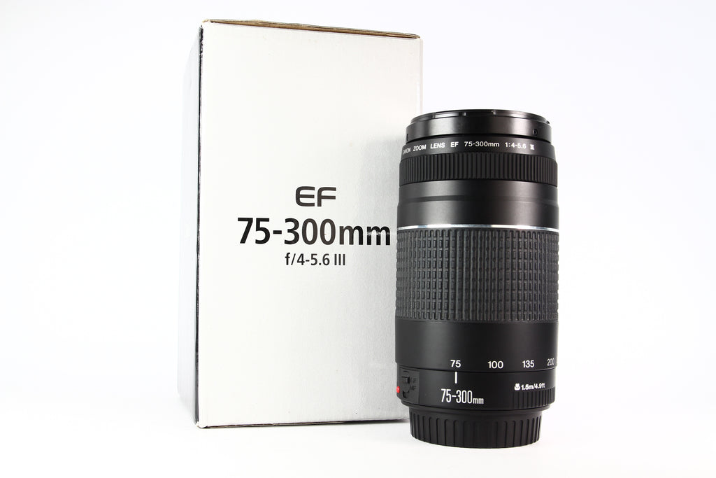 Lente CANON EF 75-300 F4-5.6 III. Usado