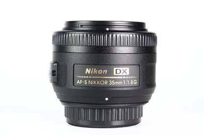 Lente NIKON 35mm F1.8 G. Usado