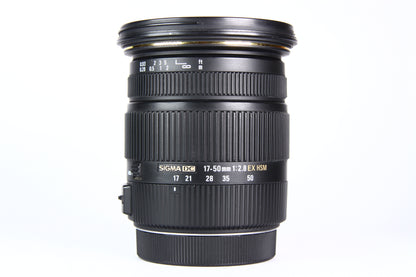 Lente SIGMA 17-50mm EX DC OS HSM F2.8 para CANON. Usado