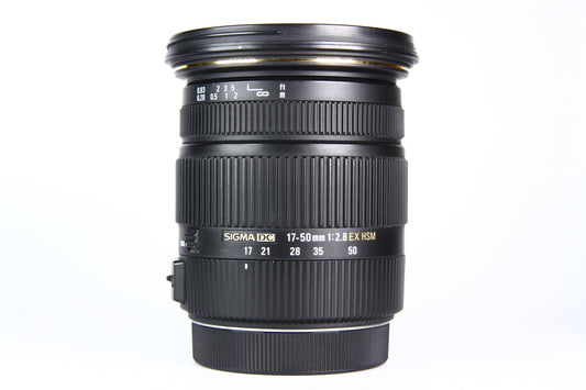 Lente SIGMA 17-50mm EX DC OS HSM F2.8 para CANON. Usado