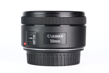 Lente CANON 50mm F1.8 STM. Usado