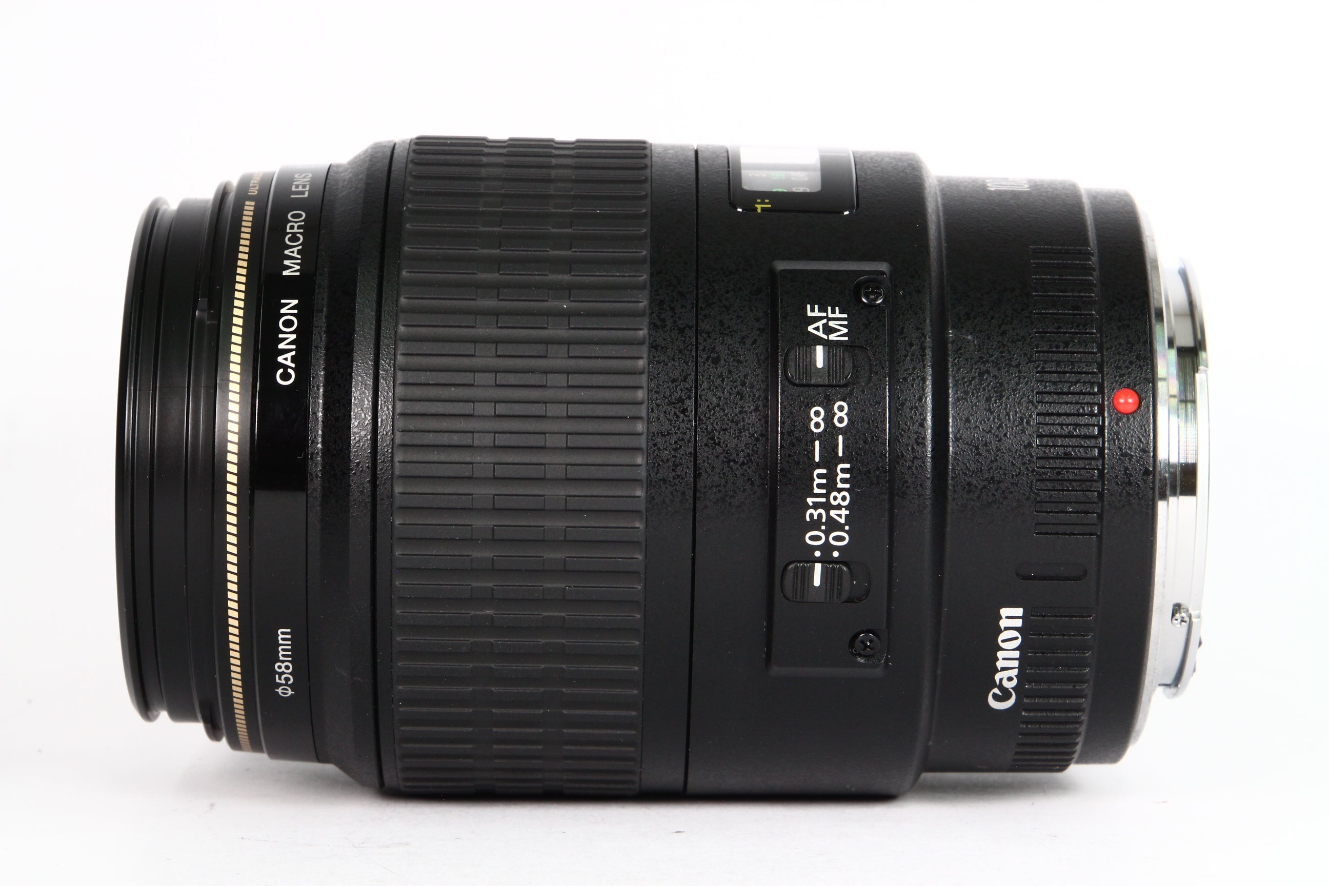 Lente MACRO CANON EF 100mm F2.8 USM. Usado