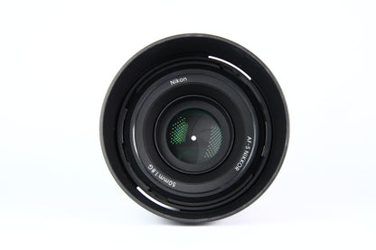 Lente Nikon AF-S 50mm F1.8 G. Usado