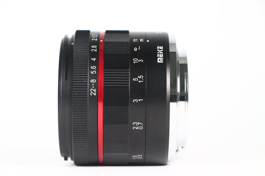 Lente MEIKE FE 50mm F1.7 para Sony. Usado