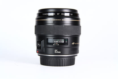 Lente Canon 85mm F:1.8 USM. Usado