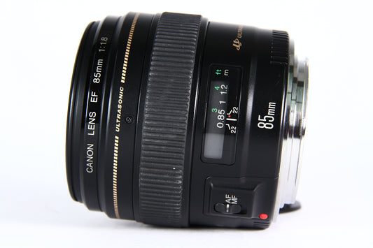 Lente Canon 85mm F:1.8 USM. Usado