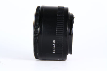 Lente CANON 50mm F1.8 II. Usado