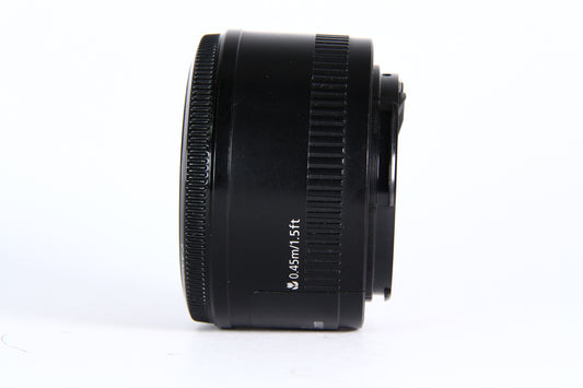 Lente CANON 50mm F1.8 II. Usado