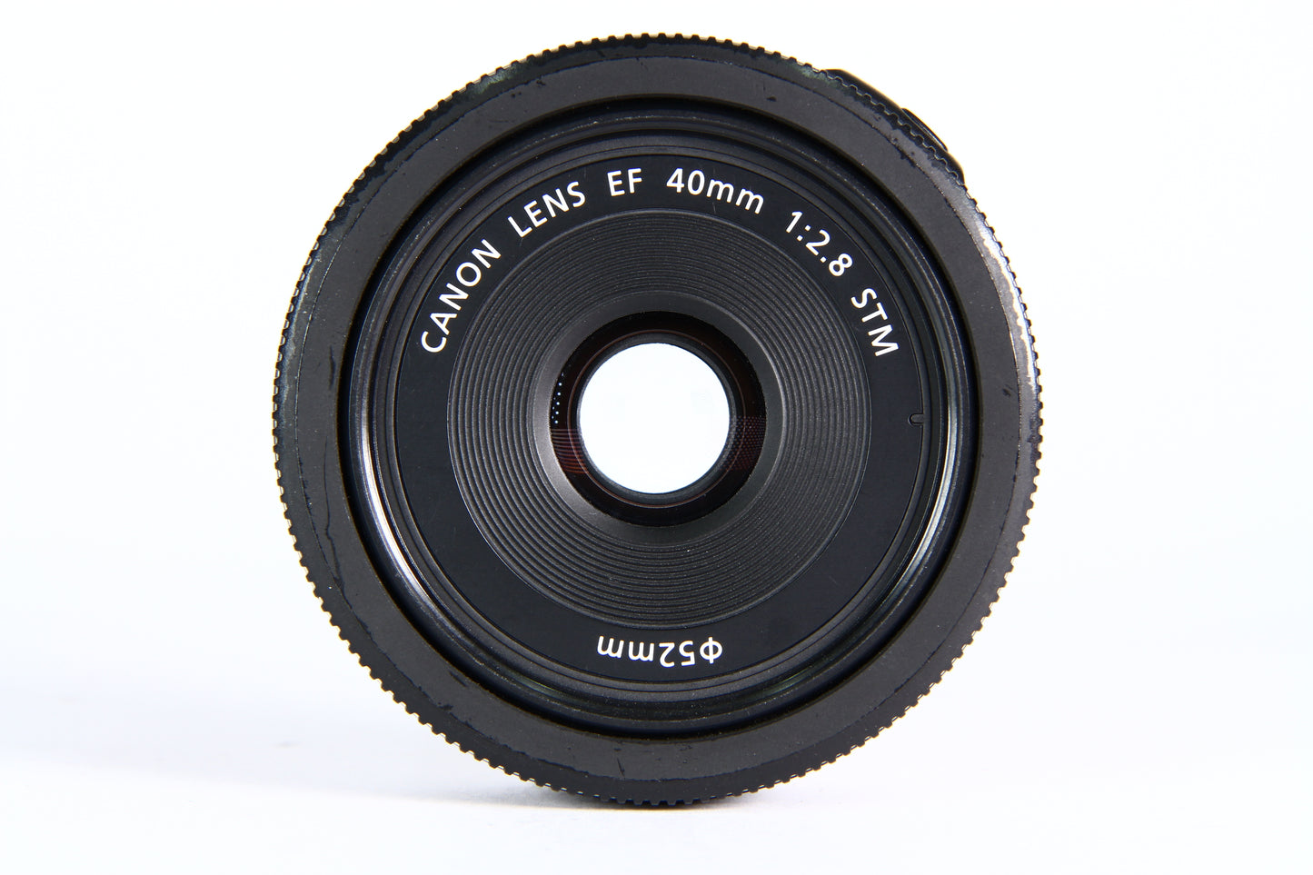 Lente CANON EF 40mm F2.8. Usado