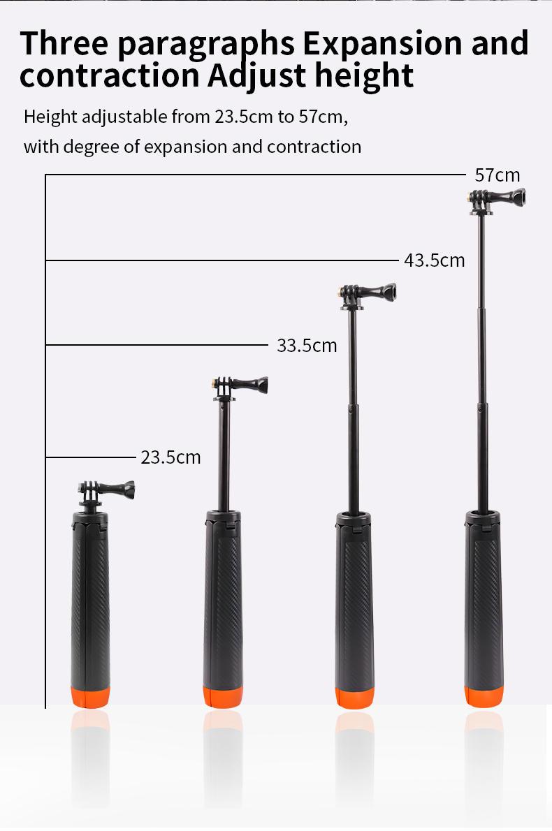 Selfie Stick Tripode Flotante Extensible Camaras De Accion