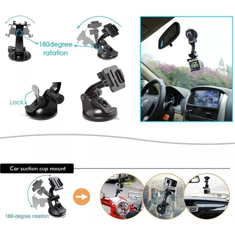 Kit 19 En 1 Para Cámaras Deportivas GoPro