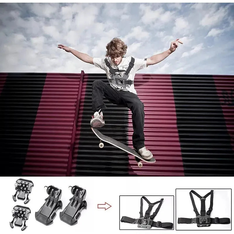 Kit 19 En 1 Para Cámaras Deportivas GoPro