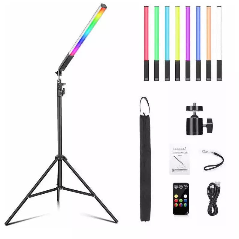 Kit Barra De Luz Led Rgb Profesional+ Soporte+ Tripode