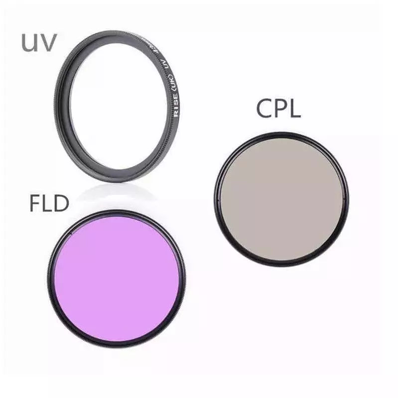 Kit De Filtros Uv Cpl Fld Diámetro A Elección 40.5mm 49mm 52mm 55mm 58mm