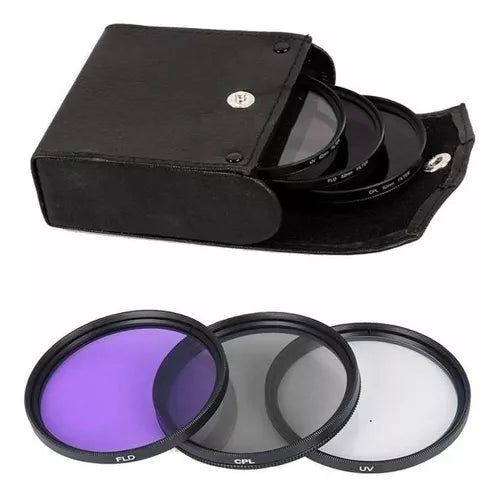 Kit Filtros Uv Cpl Fld + Parasol Pétalo Ø 62 67 72 77mm
