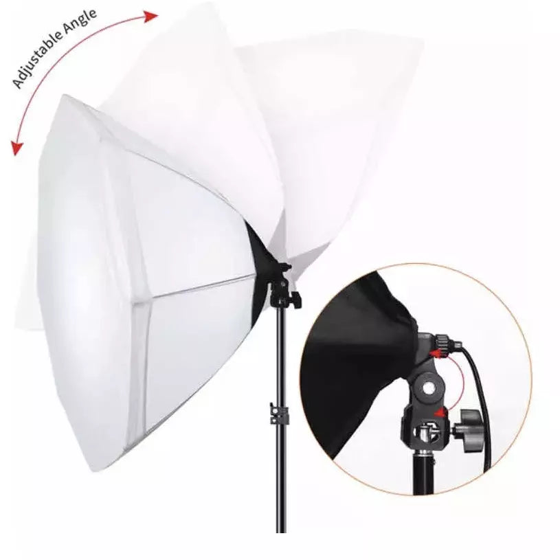Kit Iluminación Octabox 65cm + Socket para 4 bombillos