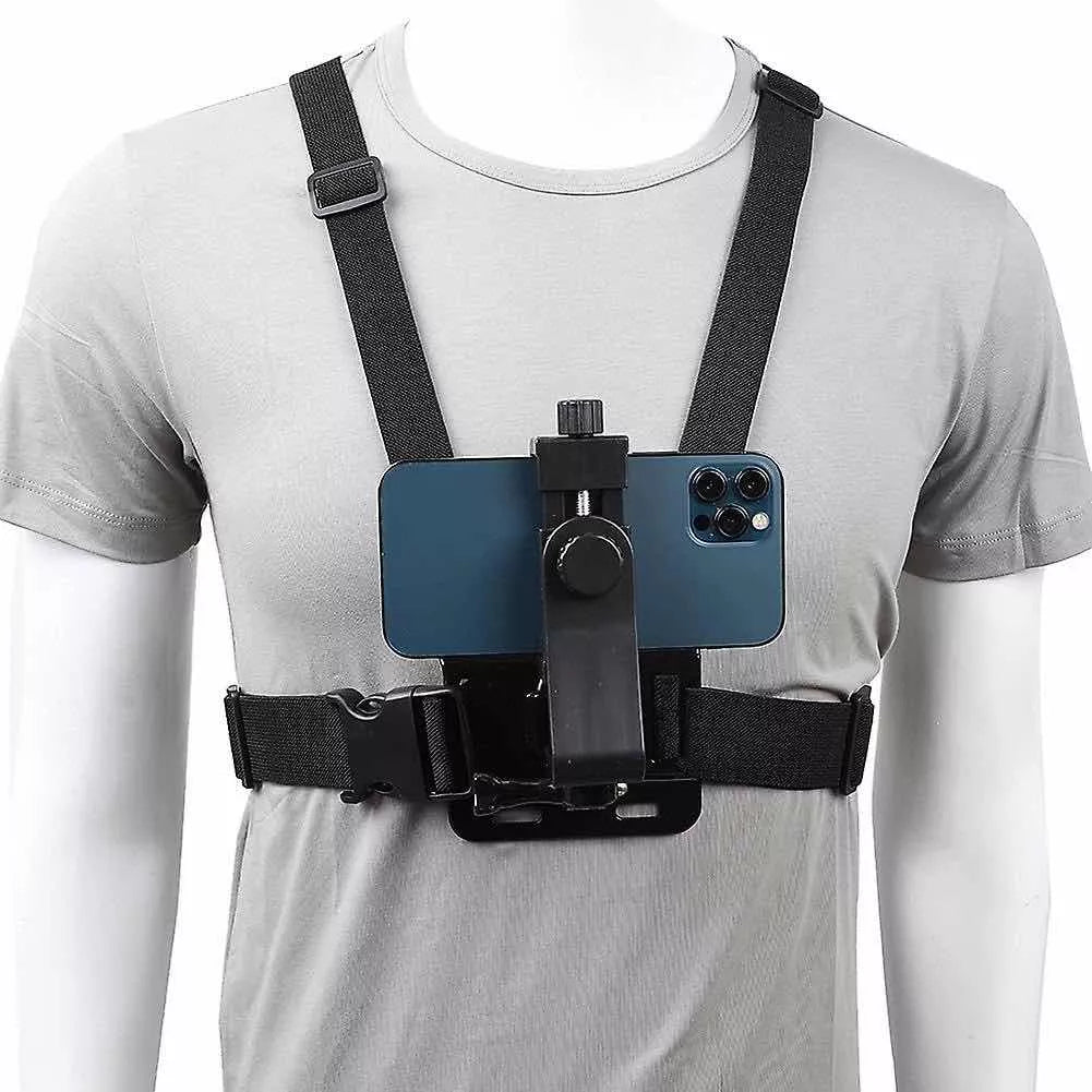 Kit Pechera + J-Hook + Soporte Celular Ultrarresistente GoPro