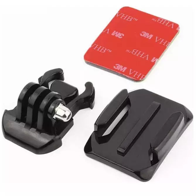 Kit Pegatina Curva + Clip Montaje Para Cámaras Acción Gopro