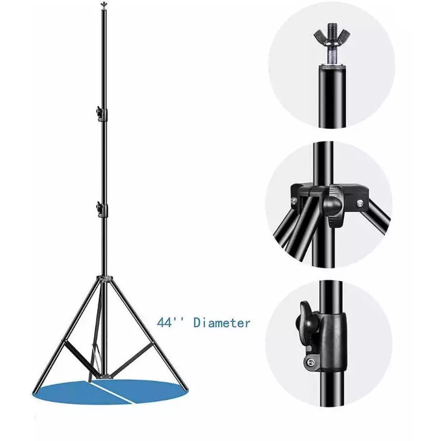 Kit Portafondo Fotografía 3x3mts + Estuche+ Pinzas