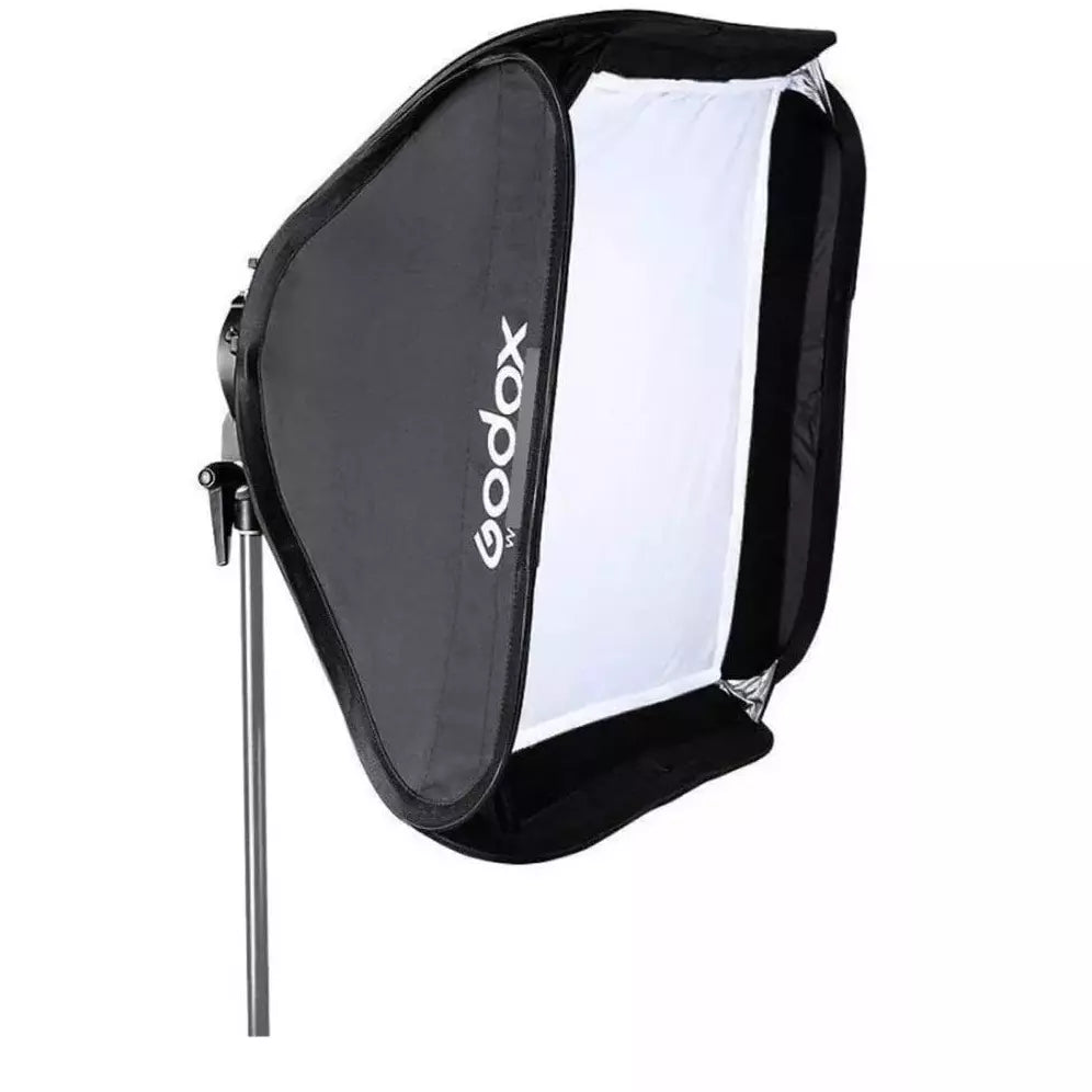 Kit Softbox Para Flash Difusor Godox 80x80cm + Tripode