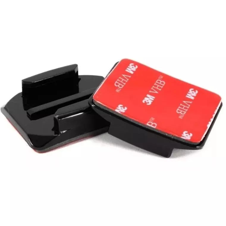 Kit X4 Bases + Pegatinas 2 Curvas Y 2 Planas Para Gopro