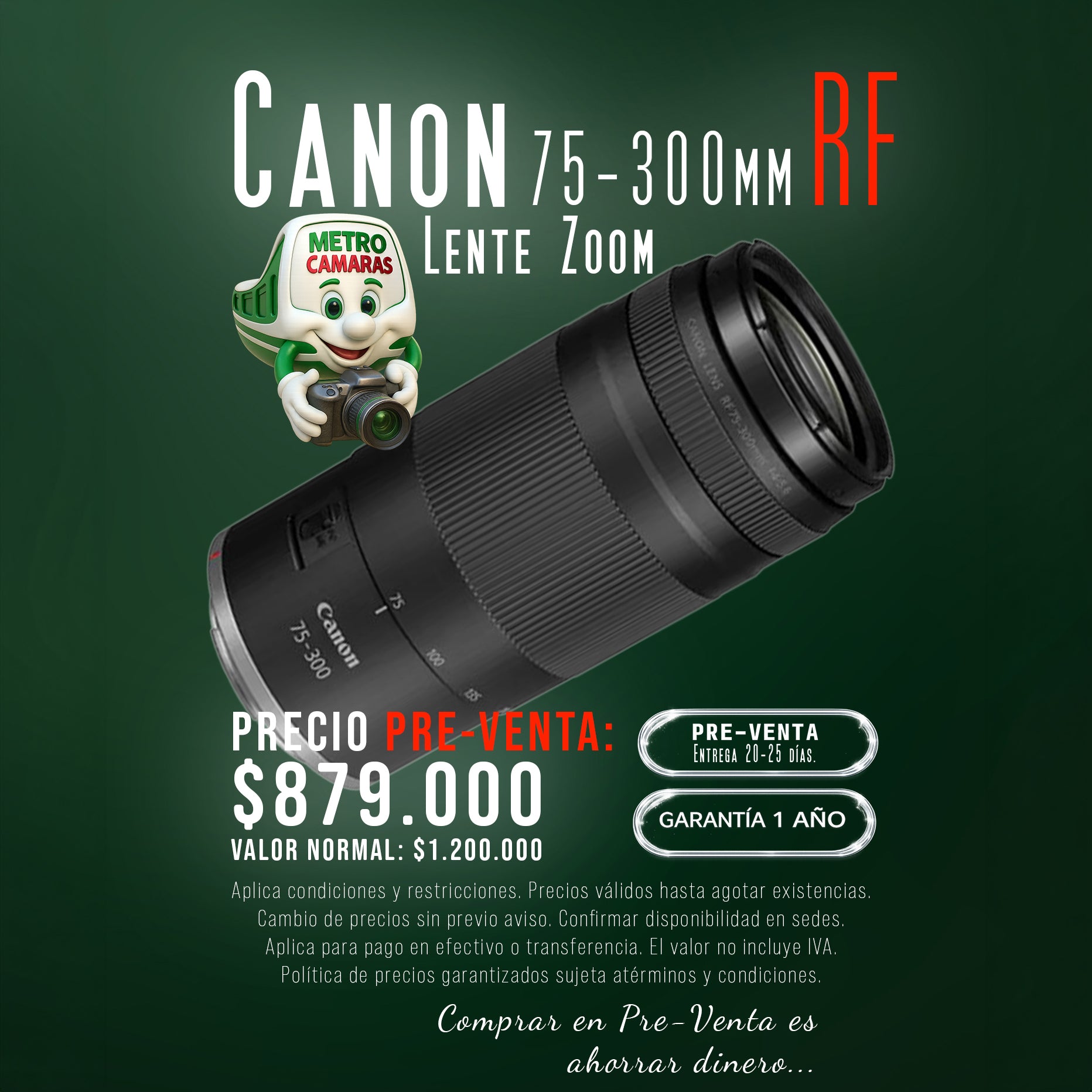 Canon RF 75–300mm f/4–5.6