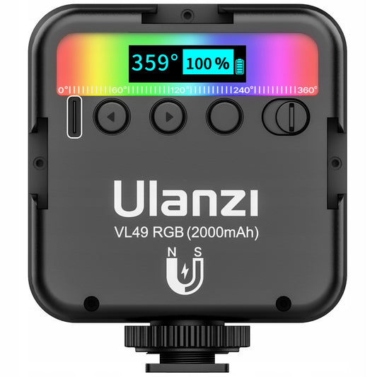 Luz RGB VL49 Led ULANZI Panel