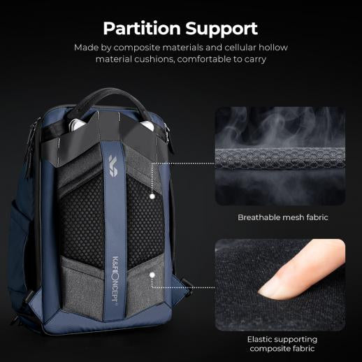 Maleta Alpha K&F Concept 25L Impermeable Para Fotografía