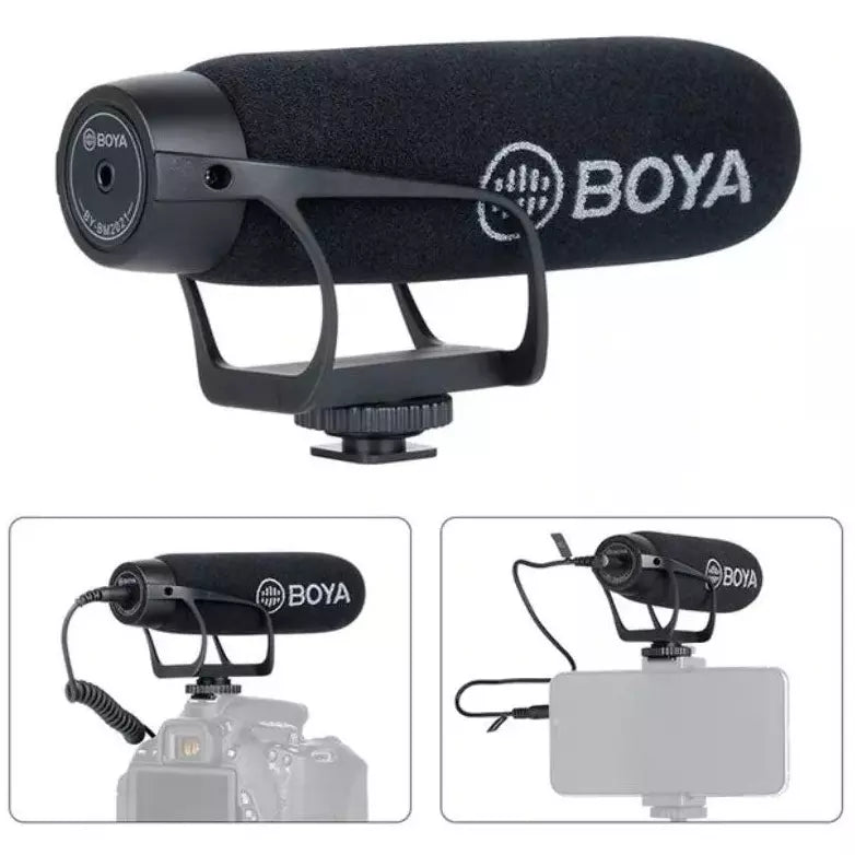 Microfono Boya Original BY-BM2021 Para Camara Y Celular