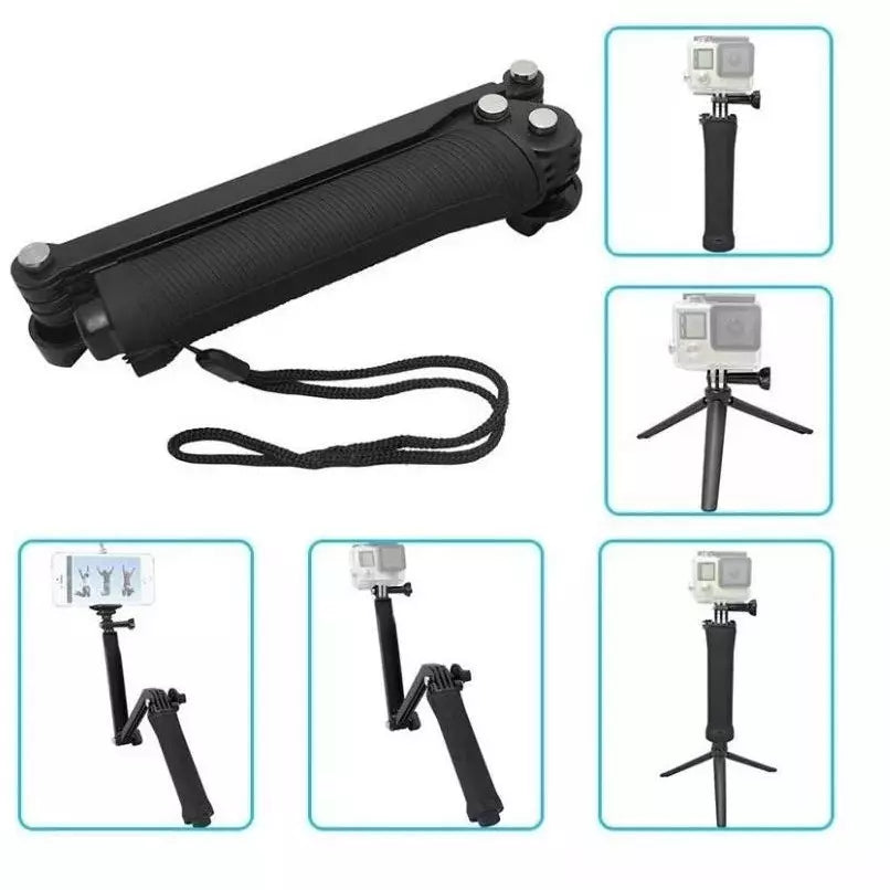 Monopod 3 Way Multifuncional Para Gopro