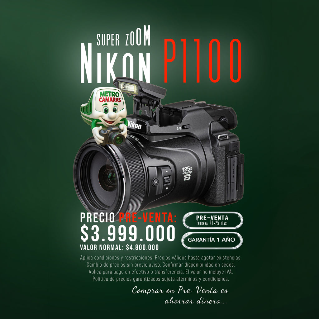 NIKON COOLPIX P1100 SUPER ZOOM PRE-VENTA